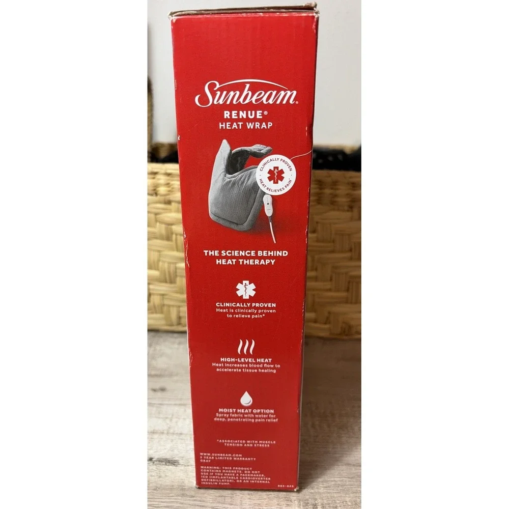 Sunbeam Renue Heat Wrap for Neck & Shoulders 4 Heat‎ Settings 22